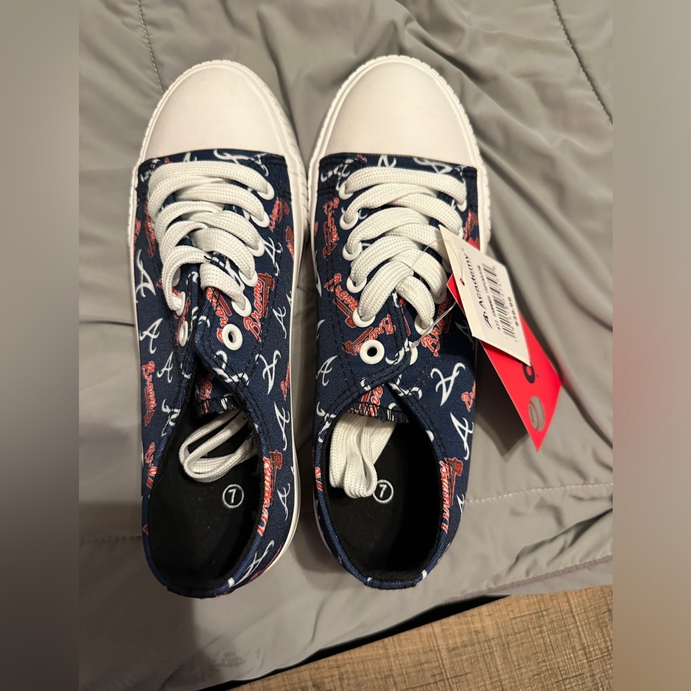 Brand new Atlanta Braves tennis shoes with tags